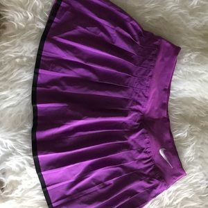 Nike purple tennis skirt w built in shorts